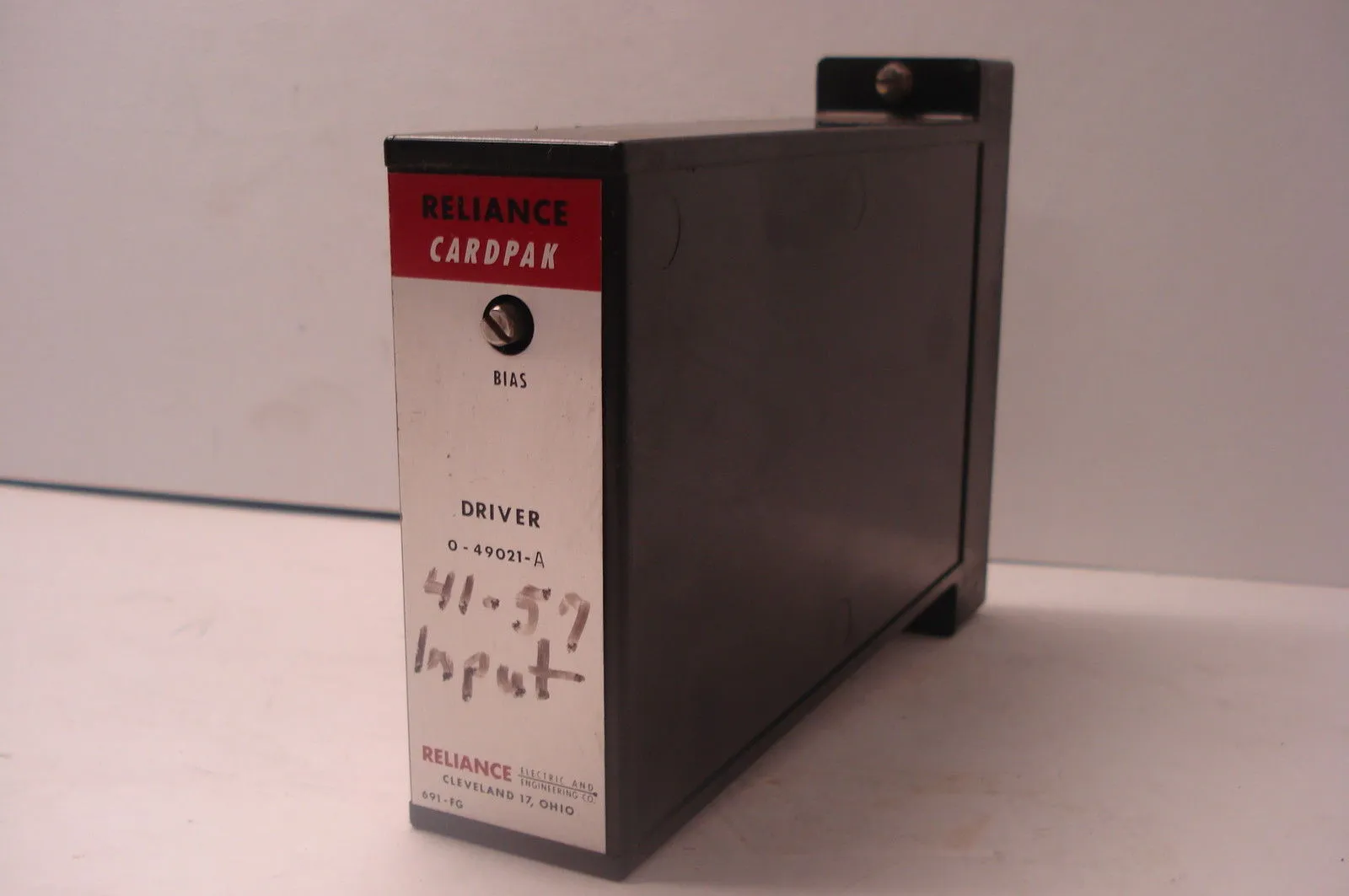 USED RELIANCE CARDPAK 0-49021-A