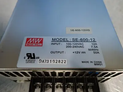 Used MEANWELL SE60012 AC/DC Power Supplies Ohio US | HGR 24 #785579