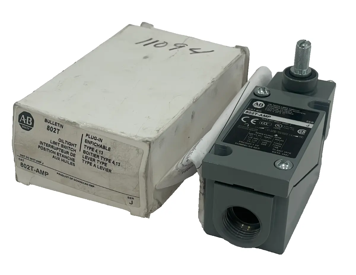 ALLEN BRADLEY 802T-AMP LIMIT SWITCH SER. J 802TAMP NEW, SURPLUS