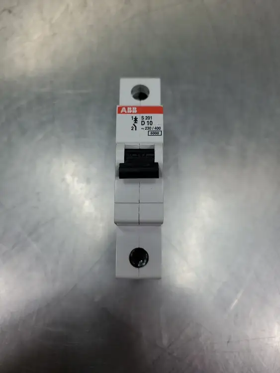 Used ABB S201-D10 Miniature Circuit Breaker, 1P, 10A Circuit Breakers South Carolina US | Palmetto Automation #1151424