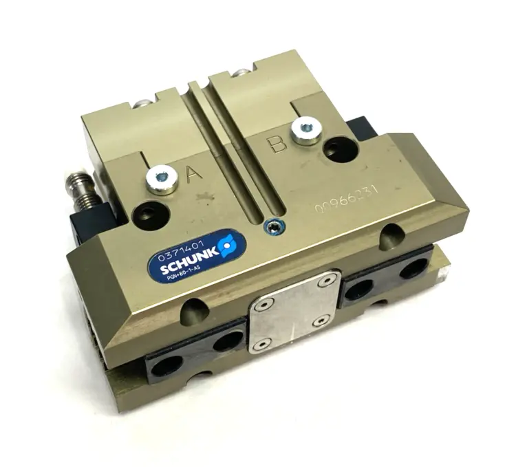 Used SCHUNK Universal Pneumatic Gripper 2-Jaw 8mm Stroke 371401 Pneumatic Cylinders Michigan US | Maverick Industrial Sales #1410880