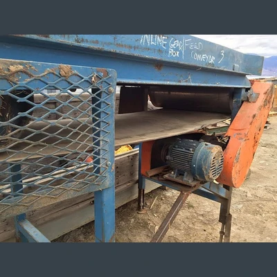 31 in x 74 in Belt Feeder
