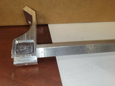 USED PRO-MIC Manual Roll Caliper 4" to 22
