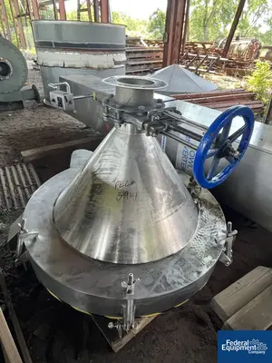 USED Fluid Air Fluid Air Fluid Bed Dryer, Model 0500, S/S