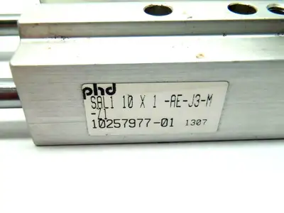 SAL1 10 X 1 -AE-J3-M-Z1 | PHD  Pneumatic Guided Slide Cylinder - Used