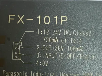 Used Panasonic Digital Fiber Optic Sensor Amplifier PNP 12-24VDC Photoelectric Sensors Michigan US | Maverick Industrial Sales #1397628