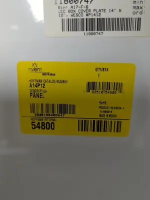 New | in-Stock HOFFMAN A14P12 Miscellaneous Equipment (Electrical & Power) | Surplus Asset Holdings #1196501