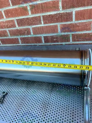 Stainless Steel  Shell / Tube w/  Micron Filter 8.5" x 40"