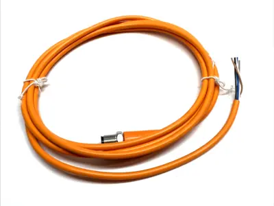 USED IFM M12 5-PIN MALE CORDSET PVC 2M