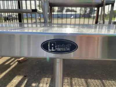 Used Randell Used 60" Randell Stainless Steel Equipment Stand Table - SS255 Food Prep Tables Illinois US | Falcon Restaurant Supply #1375916