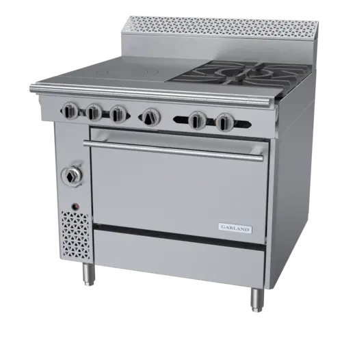 Garland C36-17R 36" 2 Burner Gas Range w/ Hot Top & Standard Oven, Natural Gas
