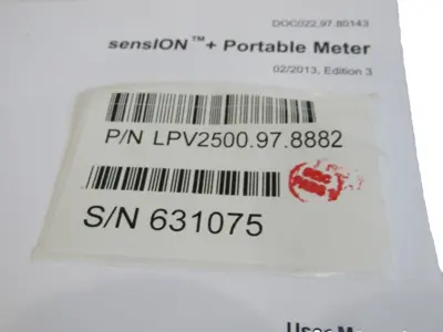 NEW HACH LPV2500.97.8882 PORTABLE METER LPV2500978882