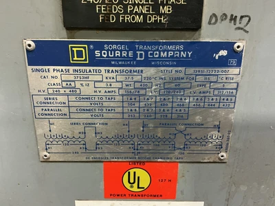 Square D _UNKNOWN_ Power Transformers | Equipment Recovery Corp. (10)