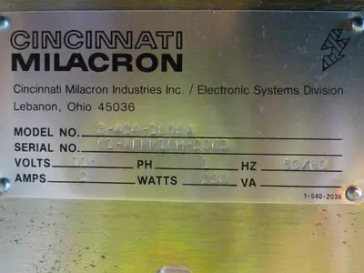 USED CINCINNATI MILACRON 3-424-1808A