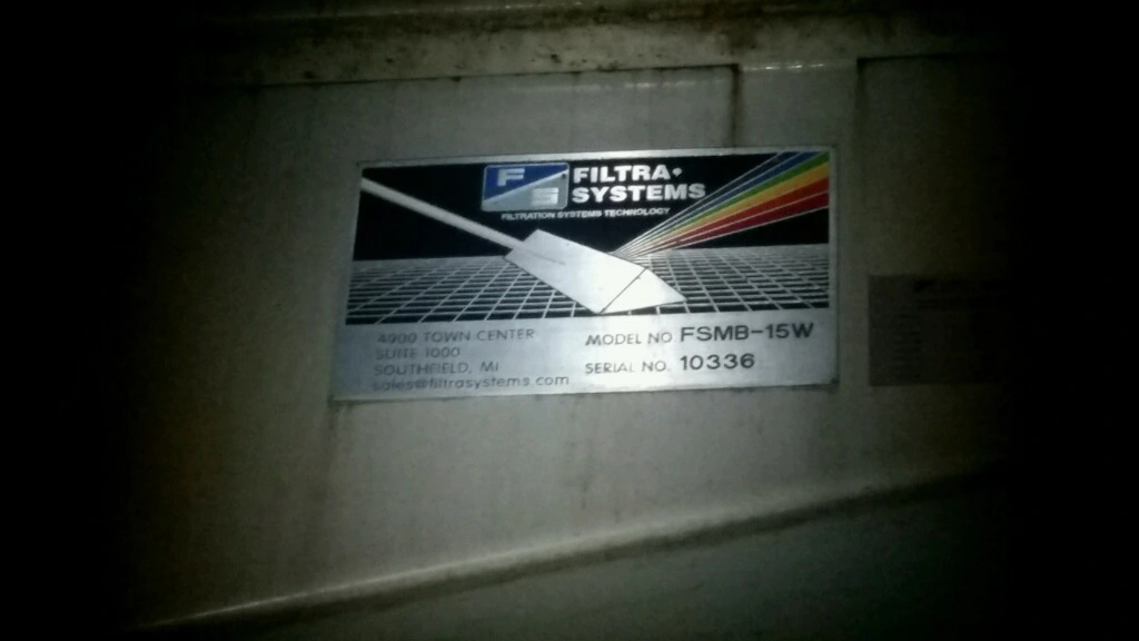 USED FILTRA-SYSTEMS FSMB-15W