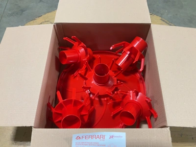Used FERRARI 15211 45 POST/SEAT ROTATING BOTTLE DRAINER Bottle Cleaners Michigan US | Miedema Asset Management Group #1761580