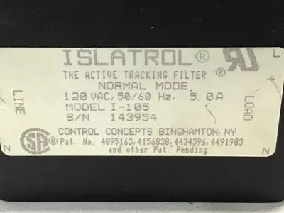 USED ISLATROL I-105