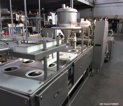 Stainless PMR 1300 Filler Sealer for Tubs & Cups – Dual Lane, Rollstock, 30 CPM