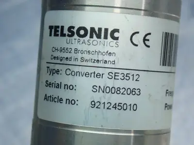 USED TELSONIC ULTRASONICS 921245010