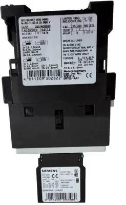 NEW SIEMENS 3RT1024-1BB44 MOTOR STARTER CONTACTOR 3RT10241BB44