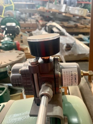 Fisher 6" V150 V-Ball Control Valve with actuator and positioner , Unused