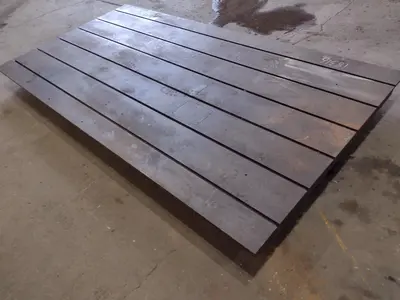 63" x 122" T-SLOTTED LAYOUT PLATE: STOCK #18316