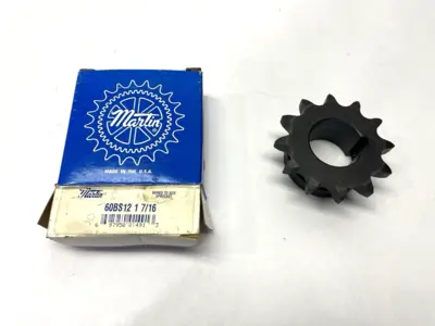 USED MARTIN FINISHED BORE SPROCKET 12 TEETH