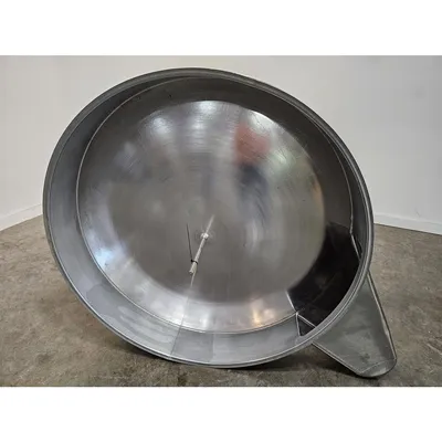 Used 48" Stainless Steel Round Vibratory Screener 8" Table Frame [PART]