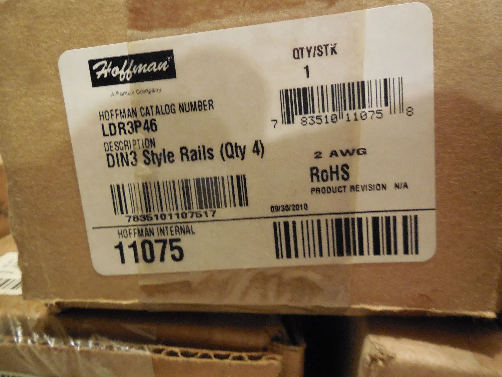 NEW HOFFMAN LDR3P46 DIN3 STYLE RAILS