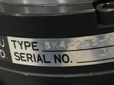 USED TOYO SEIMITSU ZOHKI CO. BK4-25B-04YEKAS1