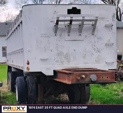 Used 1974 EAST 35 FT QUAD AXLE END DUMP Dump Trailers Ohio US | Proxy Equipment #1388856