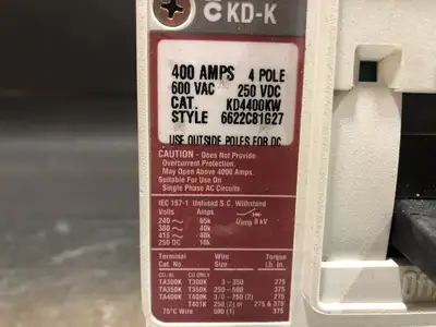 USED CUTLER-HAMMER KD4400KW