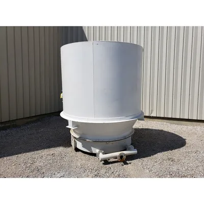 Used 175 cu/ft KISE Air Pad Bin Bottom Receiving Hopper