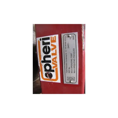 USED 3" (80MM) CLYDE BERGEMANN SPHERI VALVE