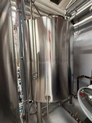 Deutsche 15 BBL 3-Vessel Steam Jacketed Brewhouse with BK, MT, WP, Heat Exchanger, Mash Pump & More!