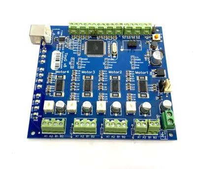 USED SYNTHETOS TINYG V8 QUADRUPLE MOTOR CONTROL CARD BOARD131V8H