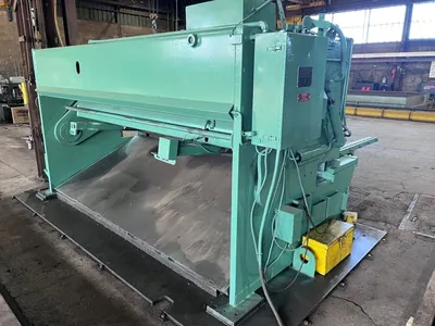 Used Pearson 10-ft × 1/2-in Hydraulic Shear Power Squaring Shears (Inch) Quebec CA | Machineco #1256399