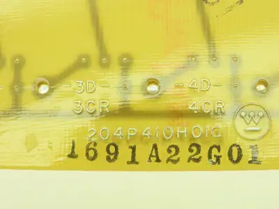 Westinghouse 204P410H01C HGSM 5102 Relay Control Board Circuit Card 1691A22G01