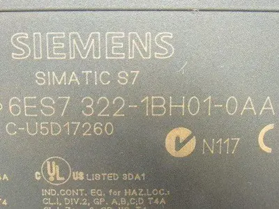 Siemens Simatic S7 6ES7322-1BH01-0AA0 24 VDC Output Module