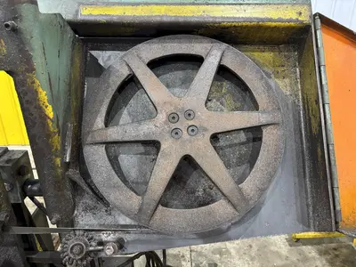 15" X 17" WF WELLS MODEL #F-15 TWIN POST HORIZONTAL BANDSAW: STOCK #23668