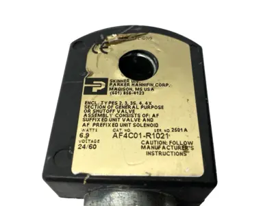 Used Parker Solenoid Valve Coil 24/60V 6.9W Solenoid Valves Michigan US | Maverick Industrial Sales #1397424