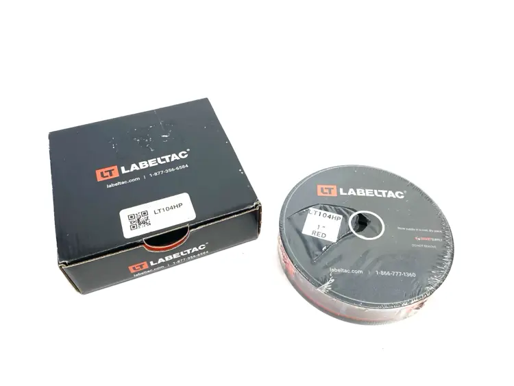 Used LABELTAC PRO MODEL HIGH PERF. 10 YEAR VINYL LABEL 1" X 150' /ROLL, RED Label Printers | Maverick Industrial Sales #1098966