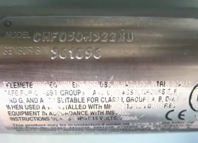 USED Micro Motion CMF050 M322NU