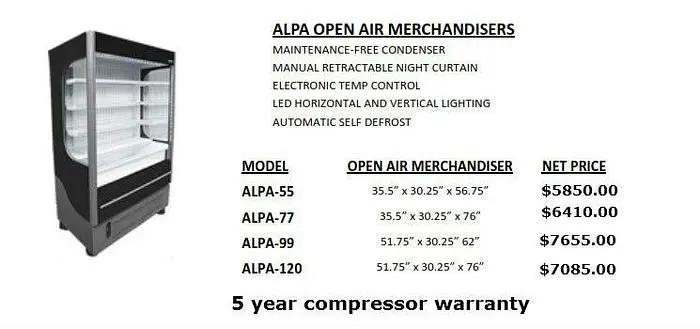 ALPA OPEN AIR MERCHADISERS - GRAB AND GO