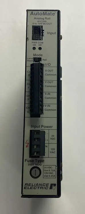Used RELIANCE 61C350 PLC Input & Output | Surplus Asset Holdings #1218689