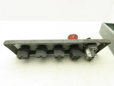 Hoffman E5PBG Pushbutton Electrical Enclosure 5 Hole 22/30mm Pushbutton E-Stop