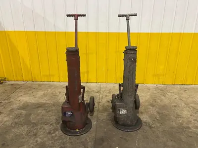 (2) 100 TON DUFF NORTON MODEL #144-CMJ AIR MOTOR JACKS, 30" LIFT: YOBRO #24192