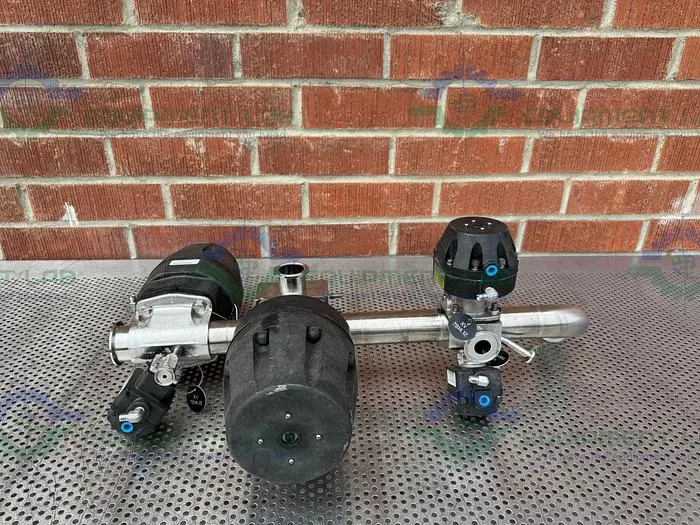 Used 5 ITT PURE-FLO STAINLESS STEEL DIAPHRAGM VALVES W/ 2" TO 1/2" SANITARY FITTING Valves/Fittings California US | Equipment Lab #485698