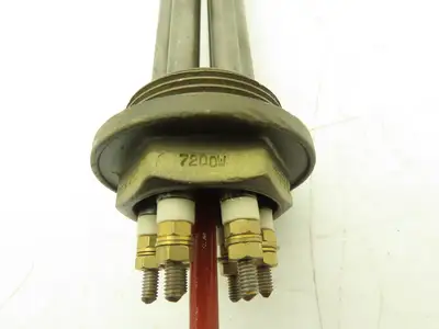 Rica Immersion Heating Element 265/460V 7200W 1.5"NPT Screw Plug 24"L Tube