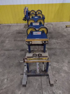 6,000 LB PANDJIRIS MODEL PIPER 3 TANK TURNING ROLLS, DRIVE & IDLERS, 110V : YOBRO 24750